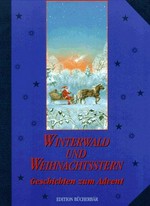 Winterwald und Weihnachtsstern