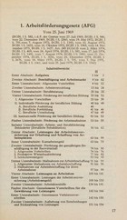 Arbeitsförderungsgesetz [(AFG) ; vom 25. Juni 1969 ; zuletzt geändert durch Ges. vom 26.2.1993]